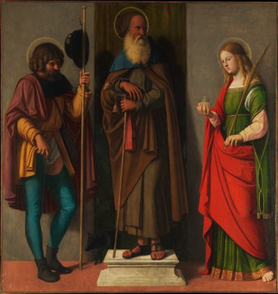 Roch, Anthony Abbot, and Lucy by Cima da Conegliano